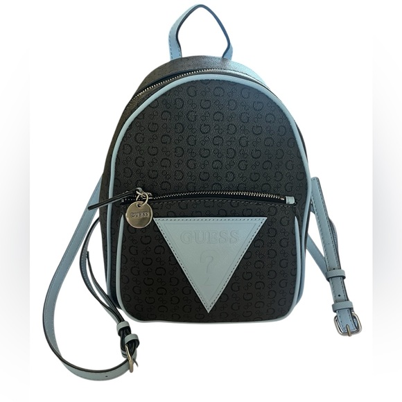 Hostess Pick 🥳💥 GUESS Black and Blue Women's Backpack - Picture 1 of 11